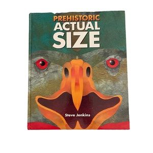 Hardcover Prehistoric Actual Size Children’s Large Book
